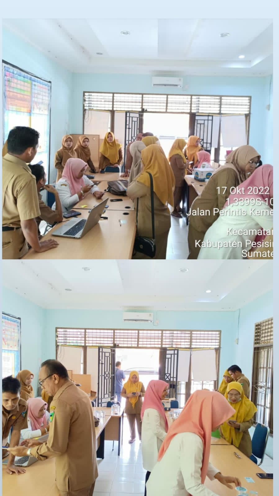 Pendaftaran identitas kependudukan digital yang di laksanakan oleh dinas kependudukan dan catatan si