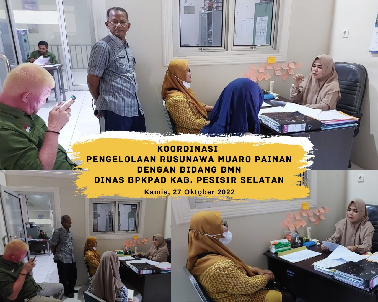 Koordinasi Pengelolaan Rusunawa Muaro Painan dengan Bidang Barang Milik Negara (BMN) Dinas Badan Pen