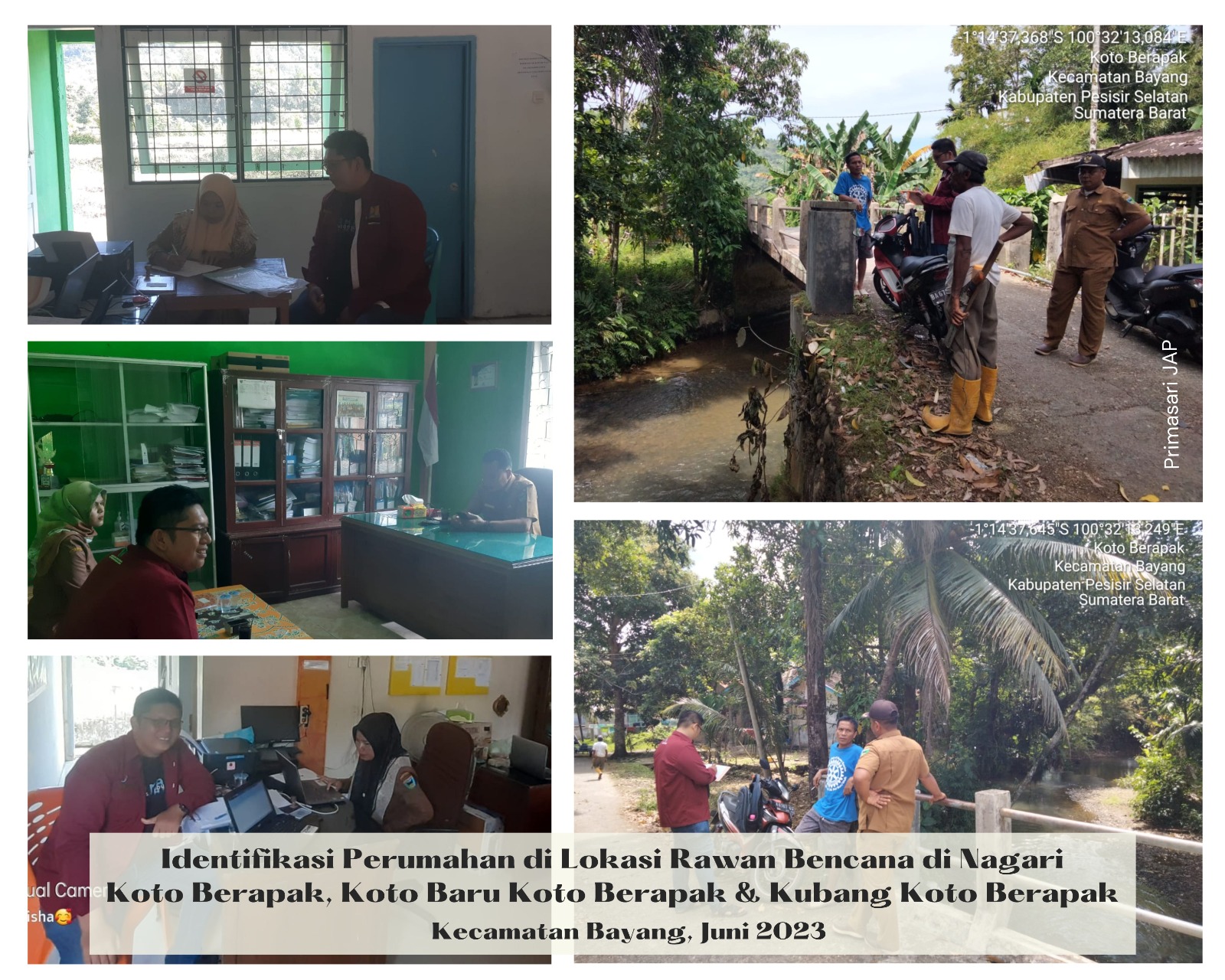 Identifikasi Perumahan di Lokasi Rawan Bencana di Nagari Koto Berapak, Koto Baru Koto Berapak dan Ku