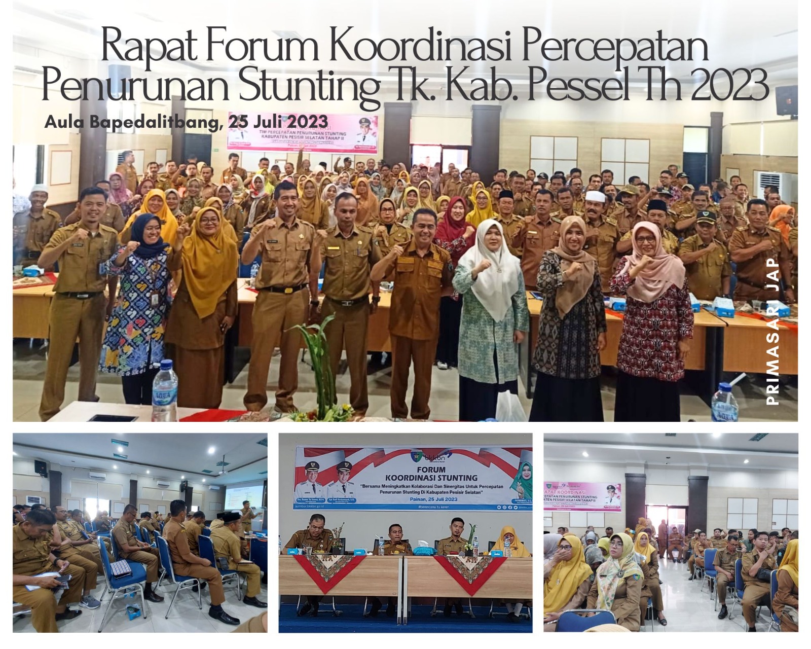 Rapat Forum Koordinasi  Percepatan Penurunan Stunting  Tk. Kab. Pesisir Selatan